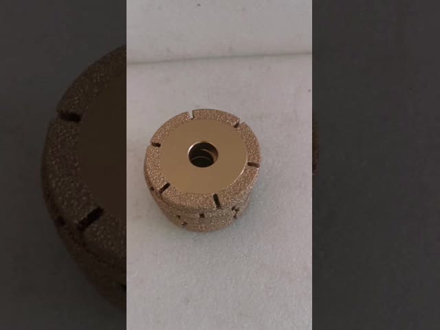 Brazing Diamond Grinding Wheel 76*10*20*10mm D35/40 Suitable For Welding Complex And Precision Structures.