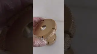 Brazing Diamond Grinding Wheel 76*10*20*10mm D35/40 Suitable For Welding Complex And Precision Structures.