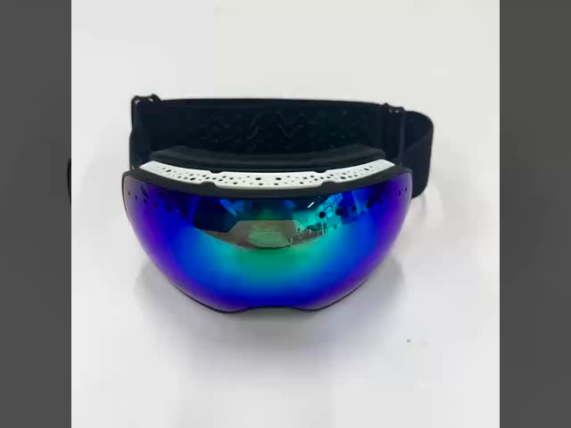 2025 Winter New Style Adult Ski Goggles - Magnetic Attachment Double-Layer Anti-Fog Ski Snow Goggles - Customized ODM Windproof Protective Eyeglasses