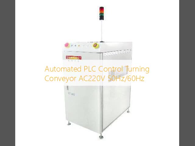 Automated PLC Control Turning Conveyor AC220V 50Hz/60Hz