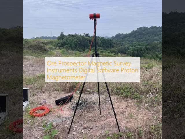 Ore Prospector Magnetic Survey Instruments Digital Software Proton Magnetometer