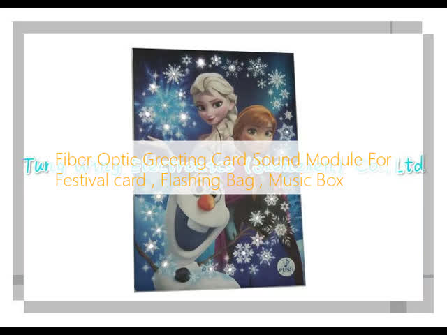 Fiber Optic Greeting Card Sound Module For Festival card , Flashing Bag , Music Box