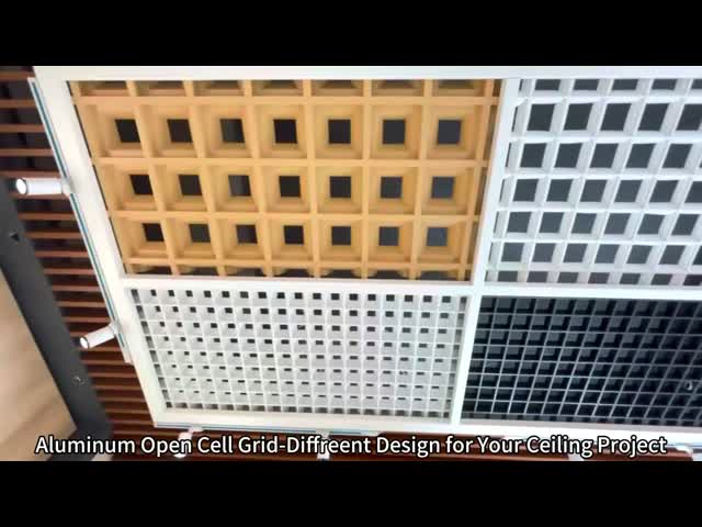 Wholesale Fireproof Sound-Absorbing Lightweight Aluminium Ceiling TU-Shaped for Office and Commercial Spaces
