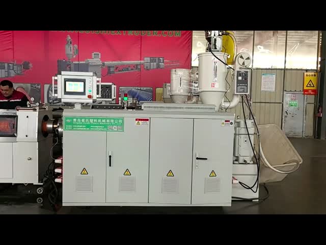 Water Cooling PE Carbon Spiral Reinforced Pipe Production Line Equipment For 50-200mm Pipe Id In High Demand