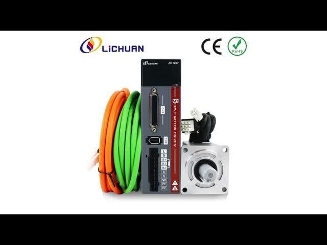 Lichuan AC Servo Motor Drivers Kit A5 LC10L 200W 0.2KW 0.637N.m 220V 1.6A 3000RPM IP65