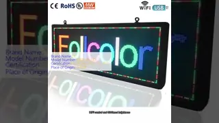 SMD3535 οδηγημένο 5000mcd σημάδι σημαδιών των προγραμματίσημων υπαίθριων οδηγήσεων Wifi για το παράθυρο αυτοκινήτων