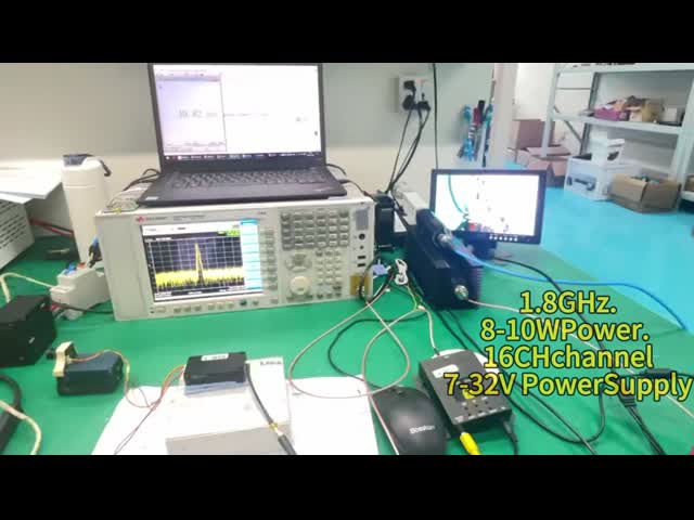 1.8GHz Low Latency Video Transmitter 1680MHz-1980MHz FPV VTX With 15 Channels