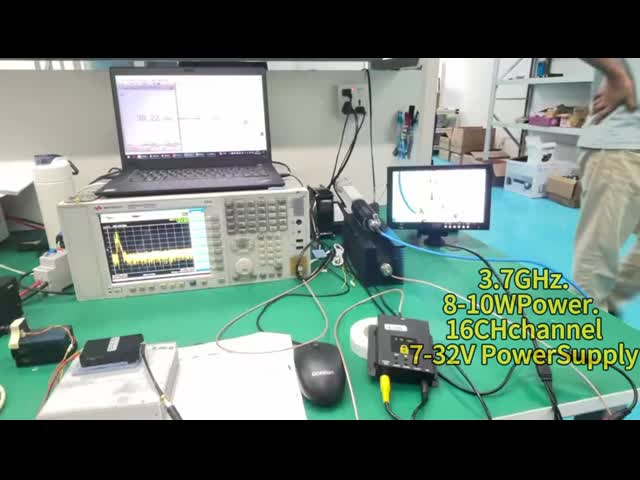 3.7GHz 15CH Analog Video Transmitter 8-10W With Adjustable Power IRC Tramp Protocol