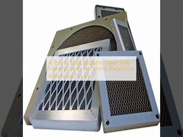 4.8mm 300x300Mm Steel EMI Honeycomb Air Vents Panel For Mrictxray Room rf shielding room emc chamber anechoic chamber