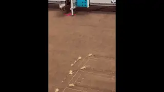 Faux Mink Fur Vertical Striped Mid Length Coat