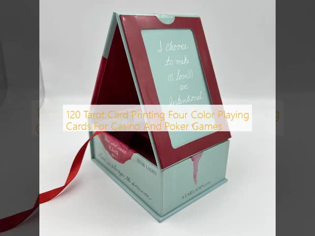 120 Tarot Card Printing Four Color Playing Cards For  Poker Games