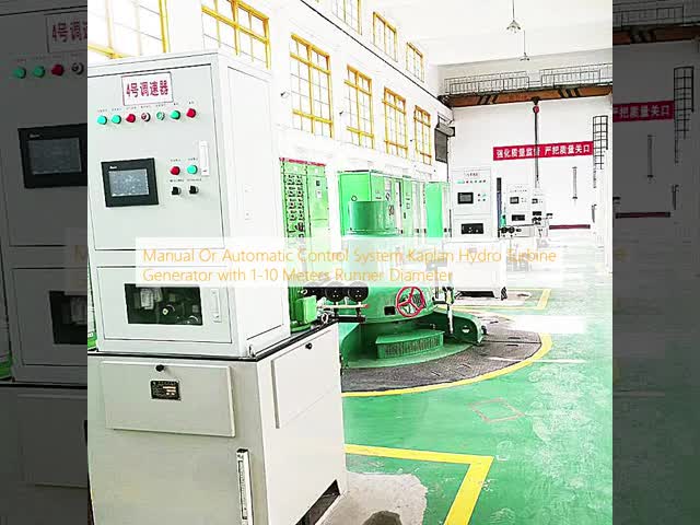 Kaplan Hydro Turbine Generator with 1-10 Meters Runner Diameter and Manual Or Automatic Control System in Stainless Steel Construction