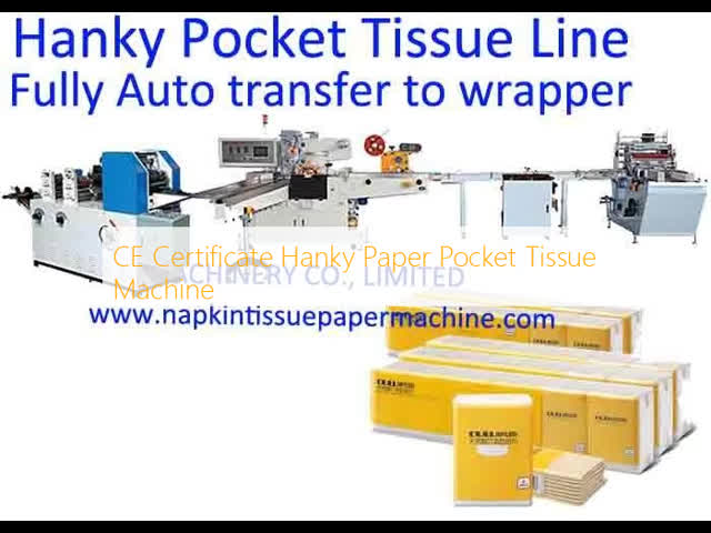 CE Certificate Hanky Paper Pocket Tissue Machine