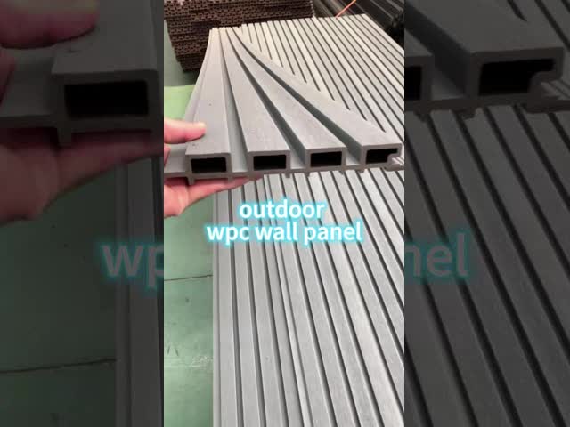 High-Quality Waterproof WPC Outdoor Wall Panels | Wood-Plastic Composite Materials for Exterior Decoration