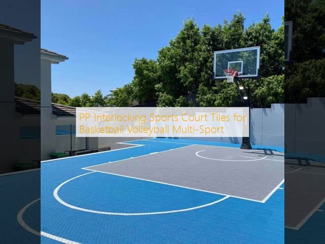 PP Interlocking Sports Court Tiles for Basketball Volleyball Multi-Sport