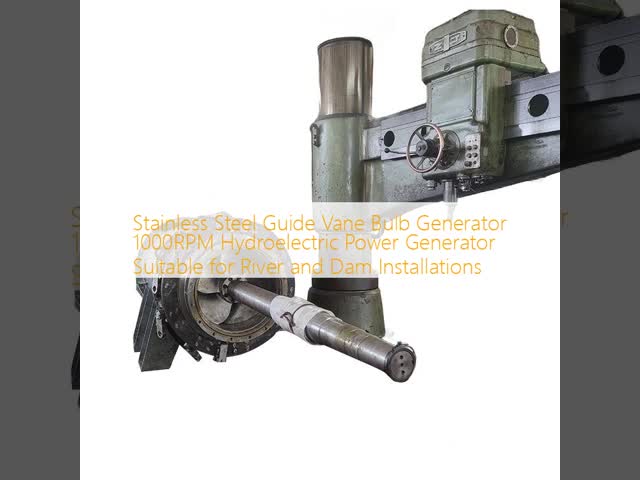 Stainless Steel Guide Vane High Head Water Turbine with 1000RPM for 180 M Water Head Hydroelectric Generator