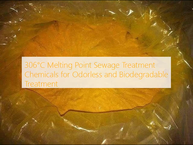 306°C Melting Point Sewage Treatment Chemicals for Odorless and Biodegradable Treatment