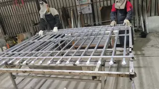 Courtyard Decorative Wrought Iron Fence Powder Coated Customized