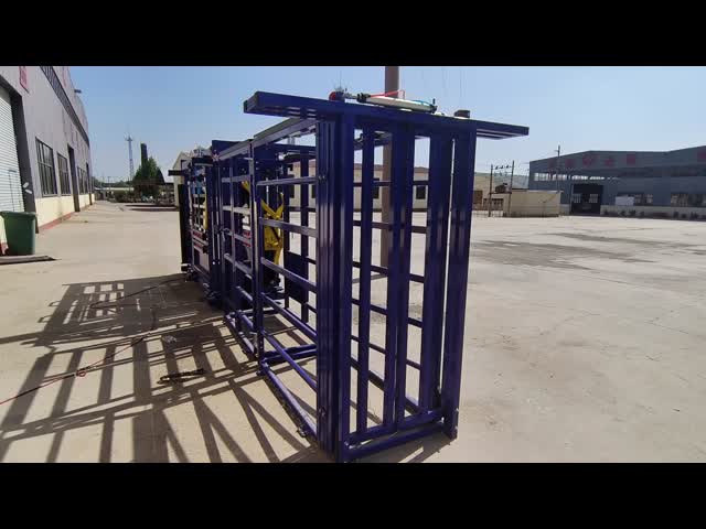 Hot DIP Galvanized Cattle Yard Crush Headbail Stability And Security