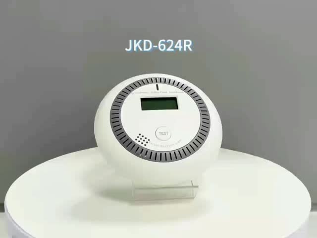 10-Year Lifespan Carbon Monoxide Detector with Electrochemical Sensor and 85dB Alarm Sound