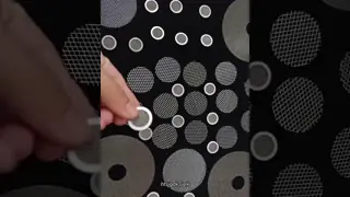350mm 12/64 Black Carbon Steel Screen Filter Mesh Disc For PP / HDPE Recycling