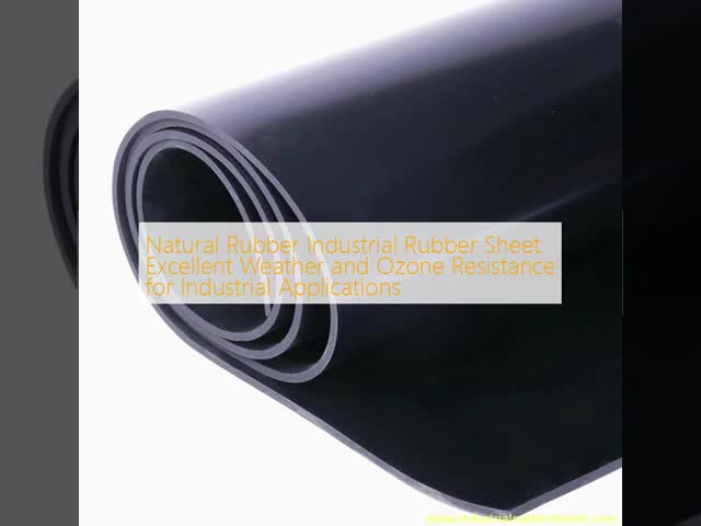 Natural Rubber Industrial Rubber Sheet with Excellent Weather Resistance, High Tensile Strength, and Wide Temperature Range