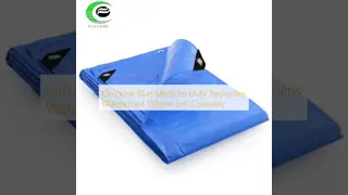 Outdoor Blue Medium Duty Tarpaulins Waterproof 110gsm For Covering