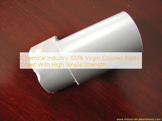 100% Virgin PVC Sheet with 52Mpa Tensile Strength and Smooth Surface for Chemical Industry