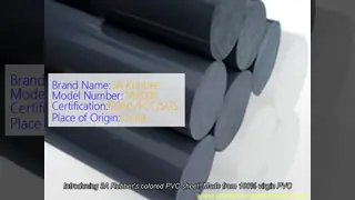 100% Virgin PVC Sheet with 52Mpa Tensile Strength and Smooth Surface for Chemical Industry