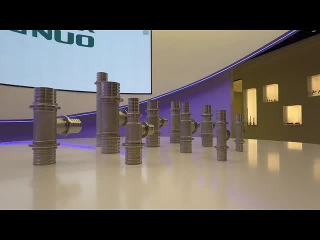 Female Straight Connector PF4008 Pex Sliding Axial Press Fitting Size 16X16x16 20x20x20 25x25x25