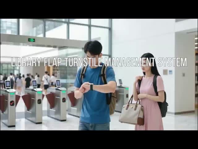 Automatic Flap Security Barrier Gate , Waist Height Turnstile With Ticketing System