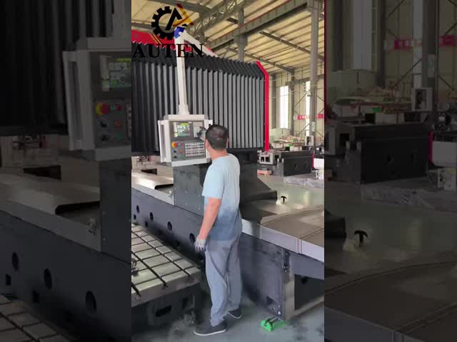 5300x3400x2700mm Overall Size CNC Plate Drilling Milling Machine 40mm Max Drilling Diameter