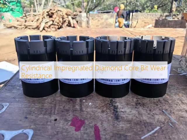 Cylindrical Impregnated Diamond Core Bit Wear Resistance