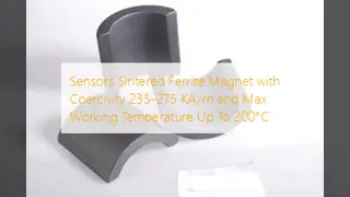Sensors Sintered Ferrite Magnet with Coercivity 235-275 KA/m and Max Working Temperature Up To 200°C
