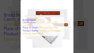 Packing List Envelopes Clear Self Adhesive Scan Shipping Labels Envelope Pouches