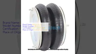 14.5X2 플랜지 에어 벨로 Dunlop 스프링라이드 SP1556 이중 타입 고무 에어 스프링