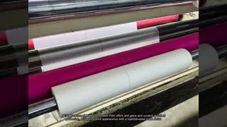 Anti-glare Scratch-resistant Matte Lamination Film Enhances Print Appearance with Multiple Extrusion Technology