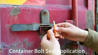 White High Security Truck Container Barrier Metal and Steel Mechanical Seal for Containers