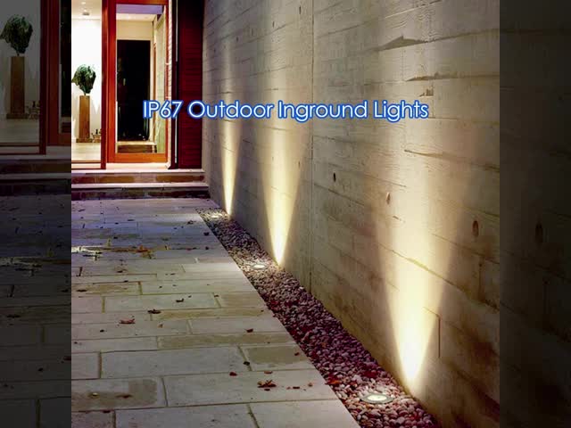Underground LED Parking Light 3W 6W 9W COB LED Garden Lights Outdoor With Stainless Steel Trim