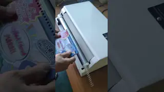 Electric Desktop NB-610 Plastic Metal Single Spiral Coil Binding Binder Machine For Notebook