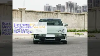 2025 BYD Electric Vehicle Seal 06GT Fast Charging Time of 0.33 Hrs and Performance Long Range 550KM Big Battery with Sunroof for Family