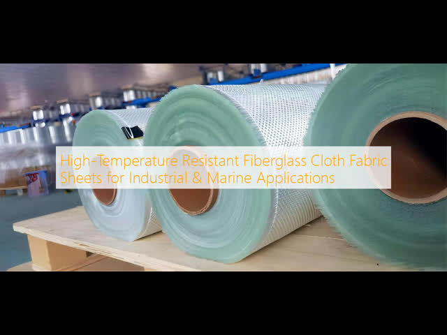 High-Temperature Resistant Fiberglass Cloth Fabric with Chemical & Moisture Resistance for Versatile Industrial Applications
