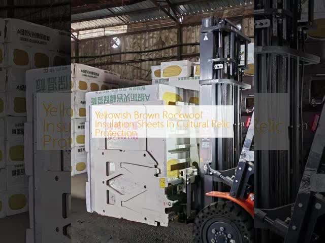 Yellowish Brown Rockwool Insulation Sheets In Cultural Relic Protection​