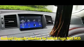 Lsailt 8 Inches CarPlay Screen for Nissan Fuga (Y50)Infiniti 350GT 2005-2008 Android Auto, Mirroring, HD Touch DisPlay