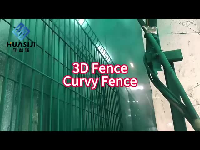 Galvanized Mesh 3d Curved Fence For Airport Railway Prison