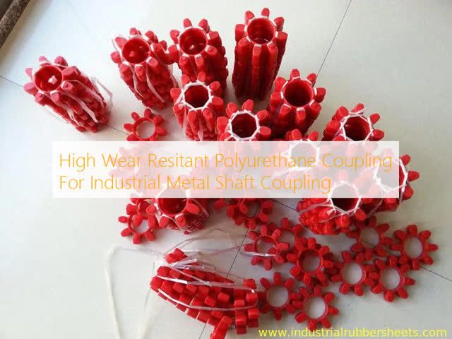 High Wear Resistant T Type Polyurethane Coupling for Industrial Metal Shaft with Standard Size Options