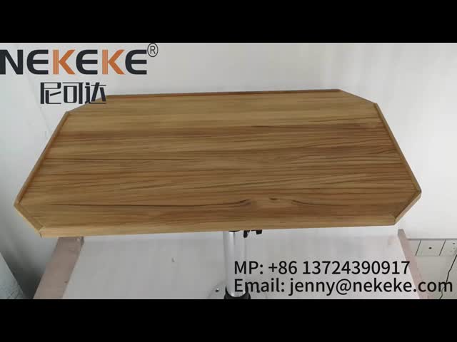 OEM Rectangular Teak Marine Table Tops 420x620mm With Plain Cut Corners