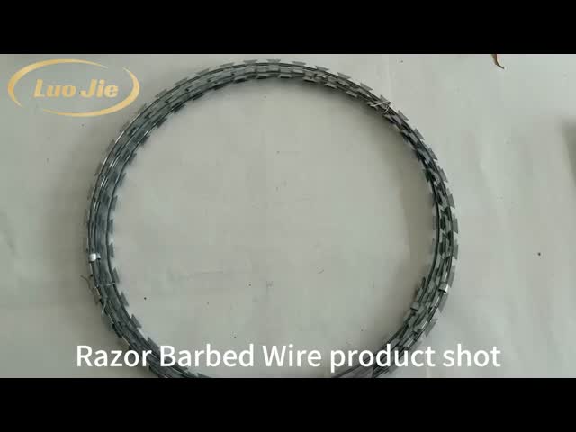 Anti Climb Razor Wire Coil Galvanized Durable High Security Barrier