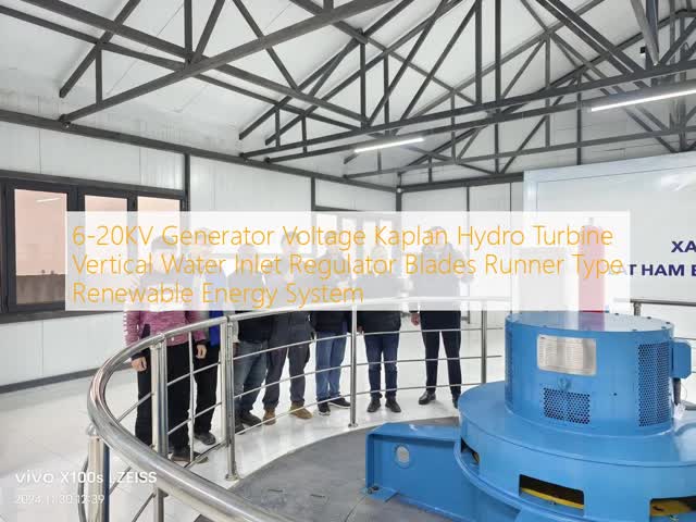 Stainless Steel Blade Kaplan Hydro Turbine with Vertical Layout and 16.00 M³/s Flow for Efficient Hydraulic Power Generation
