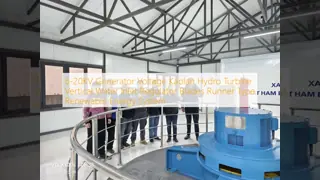 Stainless Steel Blade Kaplan Hydro Turbine with Vertical Layout and 16.00 M³/s Flow for Efficient Hydraulic Power Generation